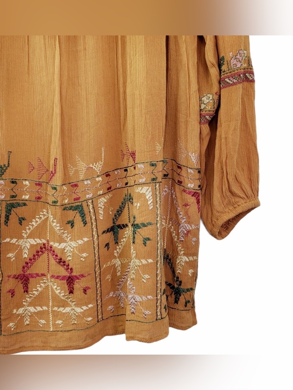 Free People Geo Rhiannon Embroidered Mini Dress Size Small - Picture 13 of 14